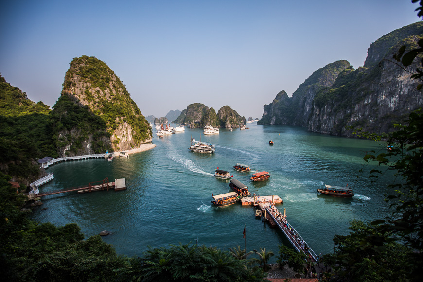 Halong Bay Surprise cave view