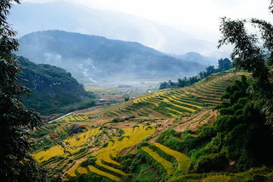 biking in sapa