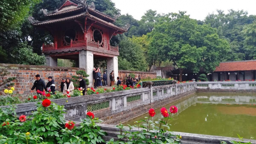 The Temple of Literature in Ha Noi